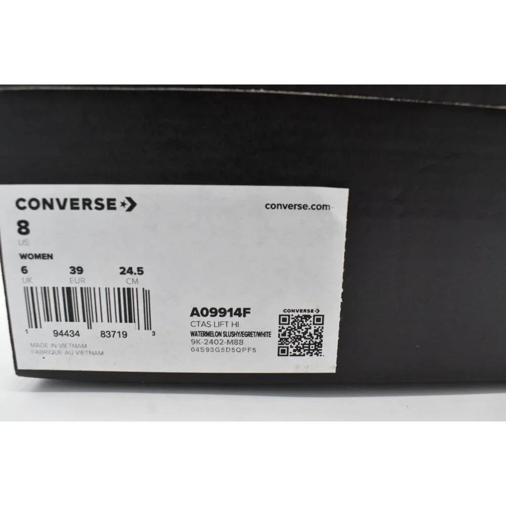 Converse‎ Womens 8 Chuck Taylor All Star Lift Platform High Top Sneakers Shoes